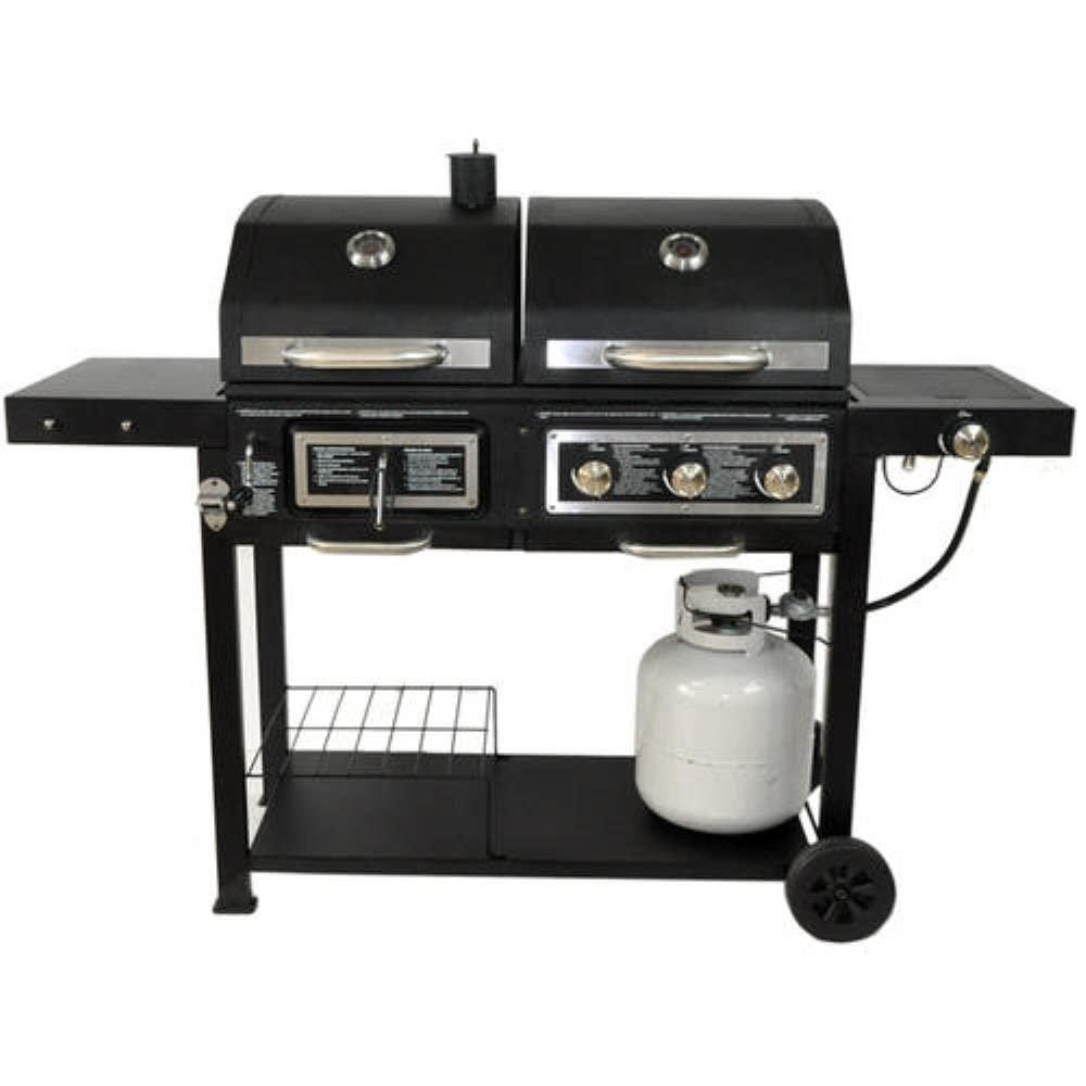 Dual Fuel Combination Charcoal/Gas Grill - CookCave