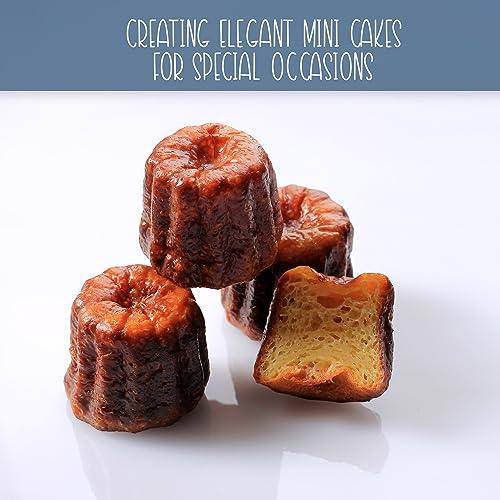 Darware Copper Canelle Pastry Molds (4-Pack); 2-Inch Bordeaux French Custard Cannele Cake Traditional Pastry Baking Molds with Heat-Conducting Copper - CookCave