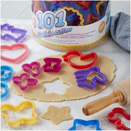 Wilton Cookie Cutters Set, 101-Piece — Alphabet, Numbers and Holiday Cookie Cutters - CookCave