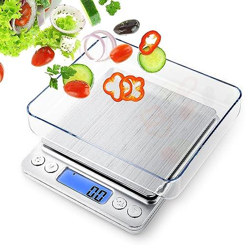 OGWAI Rechargeable Food Scale With Grams and Oz, Multifunction Kitchen Scale for Food - Small Kitchen Appliances - CookCave