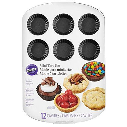 Wilton Non-Stick Mini Tart Pan, 12-Cavity - CookCave