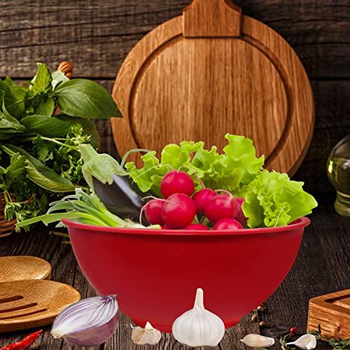 ATRDTO Classic Mixing Bowl Set, BPA Free Plastic, Microwave and Dishwasher Safe,Ideal for Baking, Prepping, Cooking and Serving Food (Set of 6) - CookCave