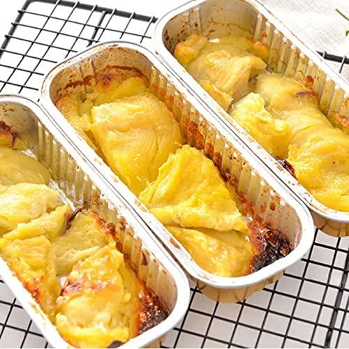 Fodofodo 20PCS Rectangle Mini Loaf Pans With Lids,Mini Cake Pans with Lids,Disposable Ramekins Baking Cups Muffin Tins Cupcake Cups for Wedding Birthday Party,6.8oz（Pink） - CookCave