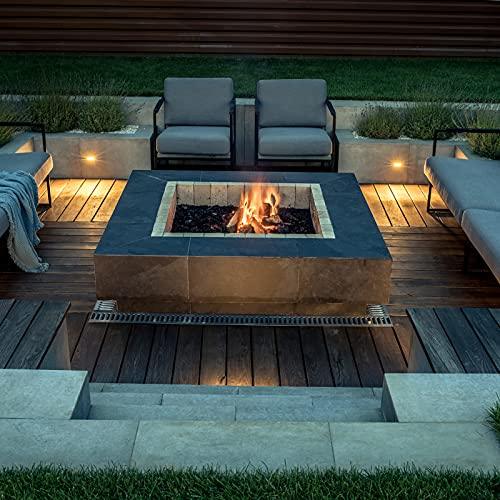 GASPRO Propane Gas Fire Pit Kit, with 12 Inch Jet Fire Pit Burner Ring, for DIY & Upgrade Propane Fire Pit, Fireplace, Heavy Duty 304 Stainless Steel, Indoor & Outdoor Use - CookCave