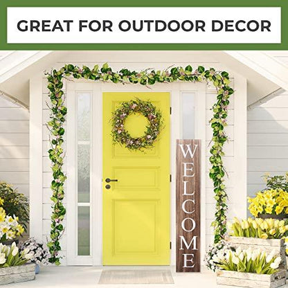 ALBEN Welcome Sign for Front Door Porch – 5 Feet Tall, Vertical Wooden Outdoor and Indoor Welcome Home Decor Sign Wall Decorations (Brown) - CookCave