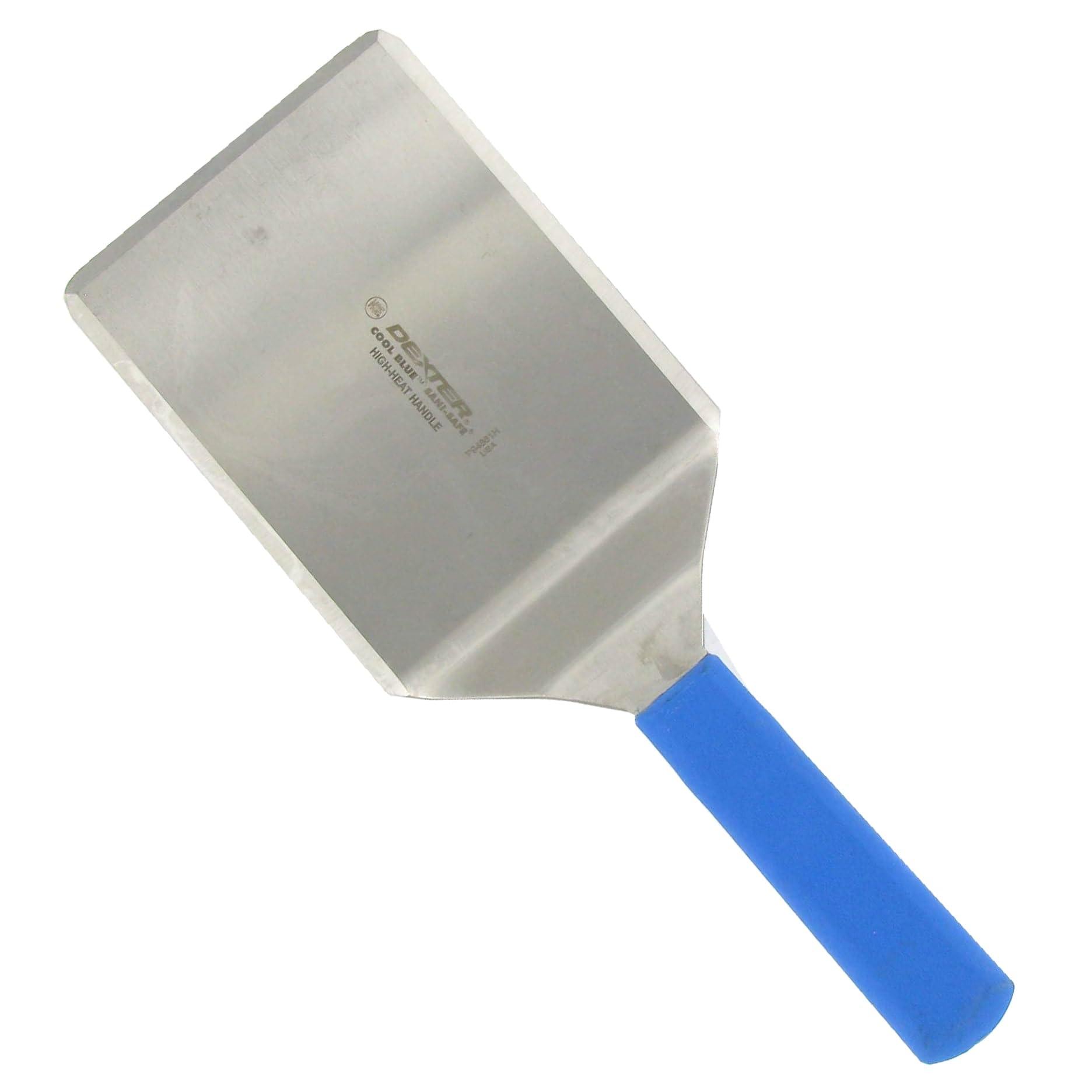 Dexter Russell High Heat 6 x 5" S/S Turner w/Blue Handle - CookCave