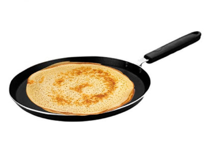 IBILI Indubasic Aluminum Crepe Pan Nonstick for Crepes, Tortillas, Crispy Pancake - with Bakelite Handle, Dosa Pan Non Stick - Made in Spain (23 cm / 9 Inch) - CookCave