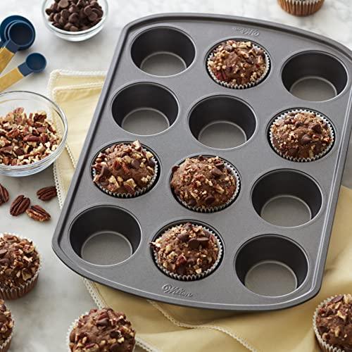 Wilton Perfect Results Premium Nonstick Bakeware Essentials Set - Perfect for Everyday Use and Baking Cookies, Cupcakes, Cakes, Steel, 6-Piece - CookCave