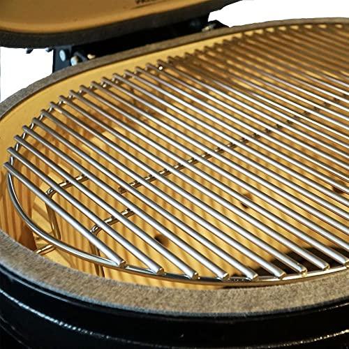Primo Oval XL 400 Ceramic Kamado Grill with Stainless Steel Grates - PGCXLH (2021) - CookCave