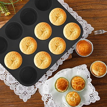 Economical 9in1 Nonstick Silicone Baking Bundt Cake Pan Cookie Sheet Molds Tray Set for Oven, BPA Free Heat Resistant Bakeware Tools Kit for Muffin Loaf Bread Pizza Cheesecake Cupcake Pie Utensils - CookCave