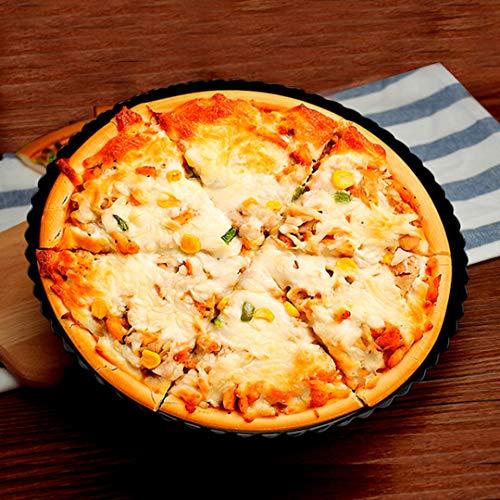 MEICHU 10 Inch Tart Pan Removable Loose Bottom Nonstick Quiche Pan - for Professional and Home Bakers - CookCave