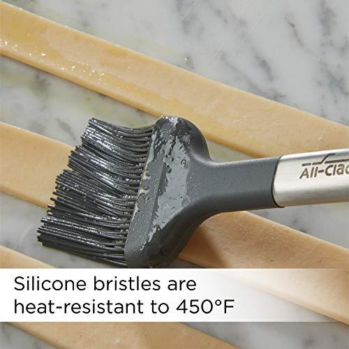 All-Clad Specialty Silicone Kitchen Gadgets Pastry Brush Kitchen Tools, Kitchen Hacks Silver - CookCave