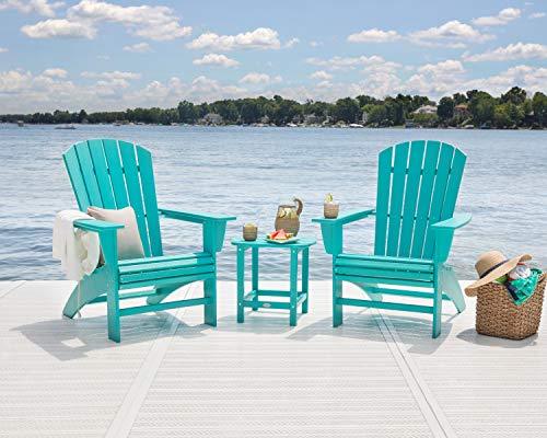 POLYWOOD Nautical Curveback Adirondack Chair - CookCave