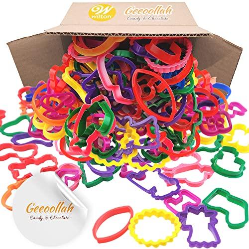 Wilton Cookie Cutters, Alphabet, Numbers, and Holiday 101-Piece Set Dough Cutters, Perfect Size Cookie Cutters for Baking - CookCave