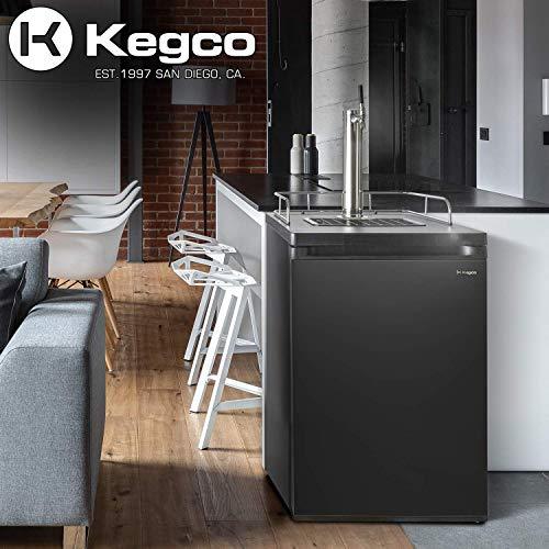 Kegco Kegerator Beer Keg Refrigerator - Single Faucet - D System - CookCave