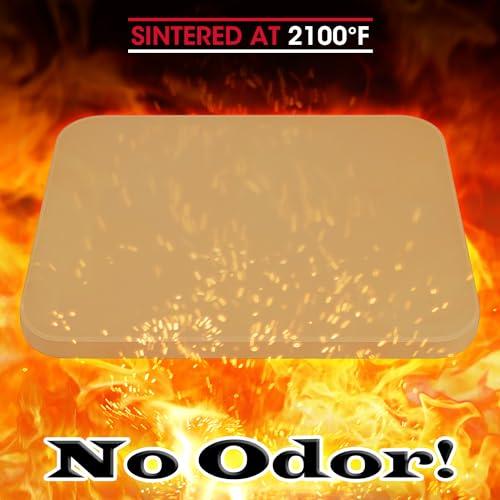 Unicook Pizza Stone for Oven and Grill, 15 Inch Large Baking Stone, Heavy Duty Cordierite Bread Pizza Pan, Thermal Shock Resistant Cooking Stone for Pizza, Bread, Cookie and More - CookCave