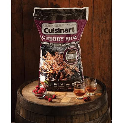 Cuisinart Premium Cherry Rum BBQ Smoking Pellets - 20 lb Bag - CookCave