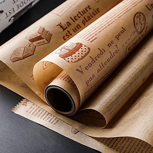 TEEWAL Baking Paper, High Temperature Resistant, Waterproof and Greaseproof Baking Paper, Non-Stick Baking Paper Roll for Cooking, Grilling, Steaming and Air Fryer, Brow 30cm x 8m/ 0.98 x 26.24 Feet - CookCave