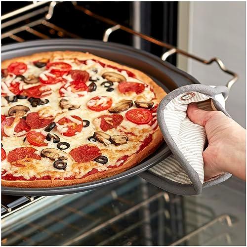 Wilton Perfect Results Non-Stick Crisper, 14-Inch Pizza Pan, 0, Silver - CookCave