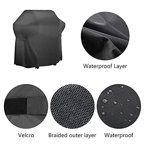 vchin 48 Inch Grill Cover, Fits for Weber Char-Broil Nexgrill Brinkmann and All Popular Brand Grills . Heavy Duty Waterproof Windproof BBQ Cover. - CookCave