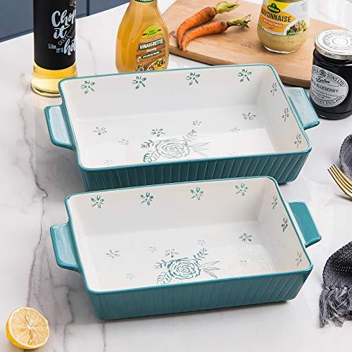 Wisenvoy Baking Dish Casserole Dish Ceramic Casserole Dishes For Oven Lasagna Pan Bakeware Sets Baking Dish Set - CookCave