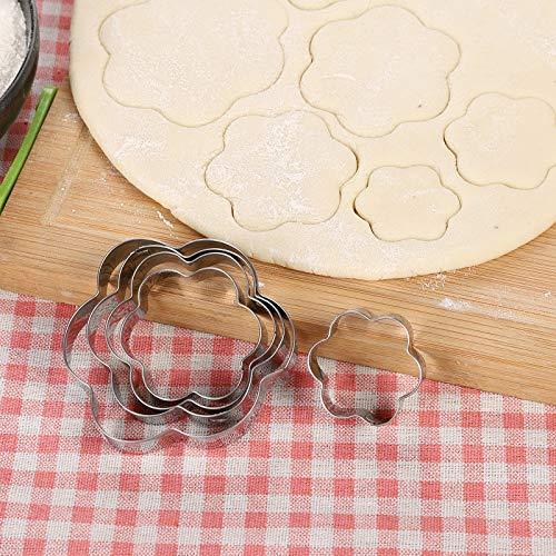 Cookie Cutters Shapes Set, 25pcs Flower,Round,Heart,Star,Mouse Shape Stainless Steel Metal Cookie Molds for Kitchen, Baking - CookCave