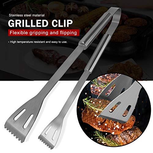 SDLQY-BBQ Grilling Tools Set - Stainless Steel Grilling Accessories with Free Portable Bag. (5PCS) - CookCave