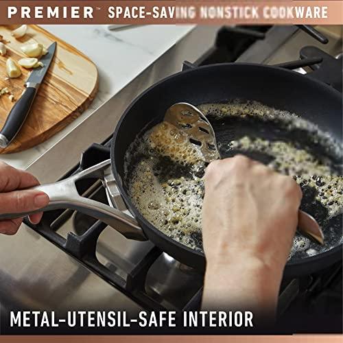Calphalon Premier 11 Inch Durable Hard-Anodized 3 Layer MineralShield Nonstick Oven & Dishwasher Safe Square Grill Pan with Stay Cool Handle - CookCave