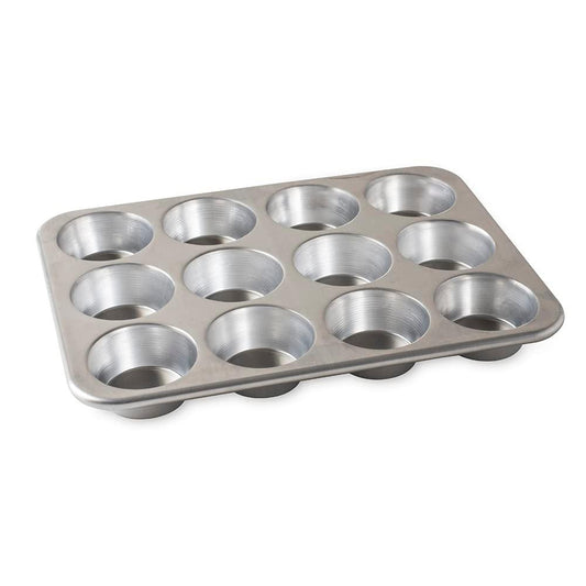 Nordic Ware Natural Aluminum Commercial Muffin Pan, 12 Cup - CookCave