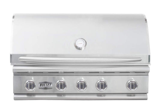 Bullet by Bull Outdoor Products 48209 Yukon Bullet by Bull 5 Burner Grill Natural Gas, Stainless Steel - CookCave