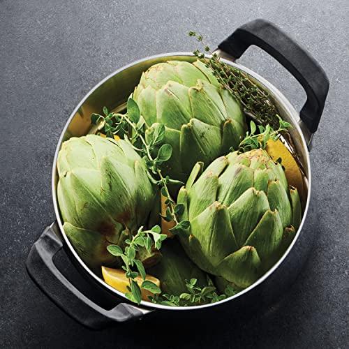 Tramontina Nesting 6 Pc Stainless Steel Tri-Ply Clad Sauce Pan and Stock Pot Set, 80116/048DS - CookCave