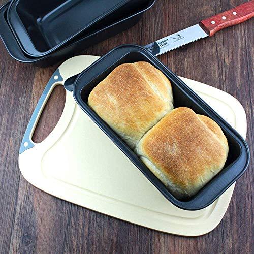 Nonstick Loaf Pan, 6.7 x 3.5 Inch Carbon Steel Toast Pan for Baking Bread with Oven, Gray set of 2 - CookCave