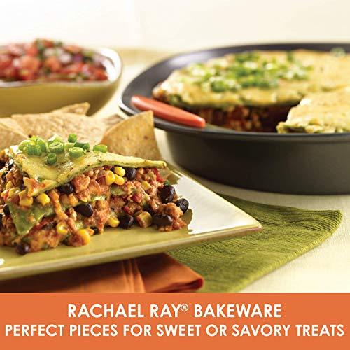 Rachael Ray Yum -o! Nonstick Bakeware Baking Pan With Grips / Nonstick Cake Pan With Grips, Round - 9 Inch, Gray - CookCave
