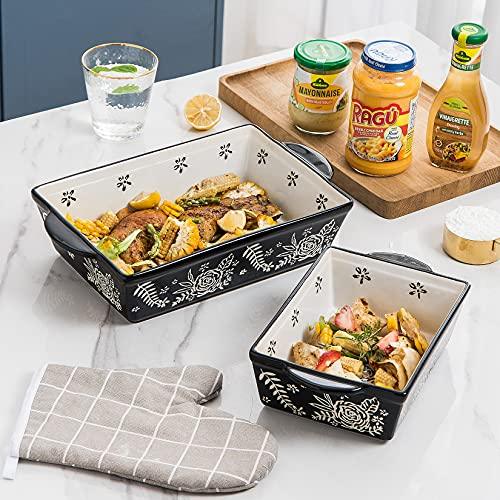 Wisenvoy Casserole Dishes For Oven Baking Dish Ceramic Casserole Dish Lasagna Pan Baking Dishes For Oven Baking Dish Set - CookCave