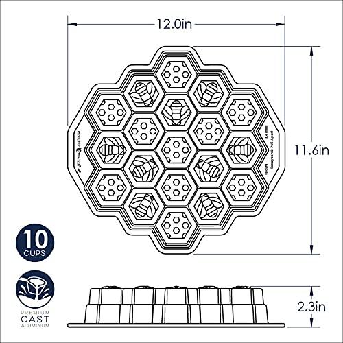 Nordic Ware Honeycomb Pull - Apart Pan, 10-Cup, Toffee - CookCave