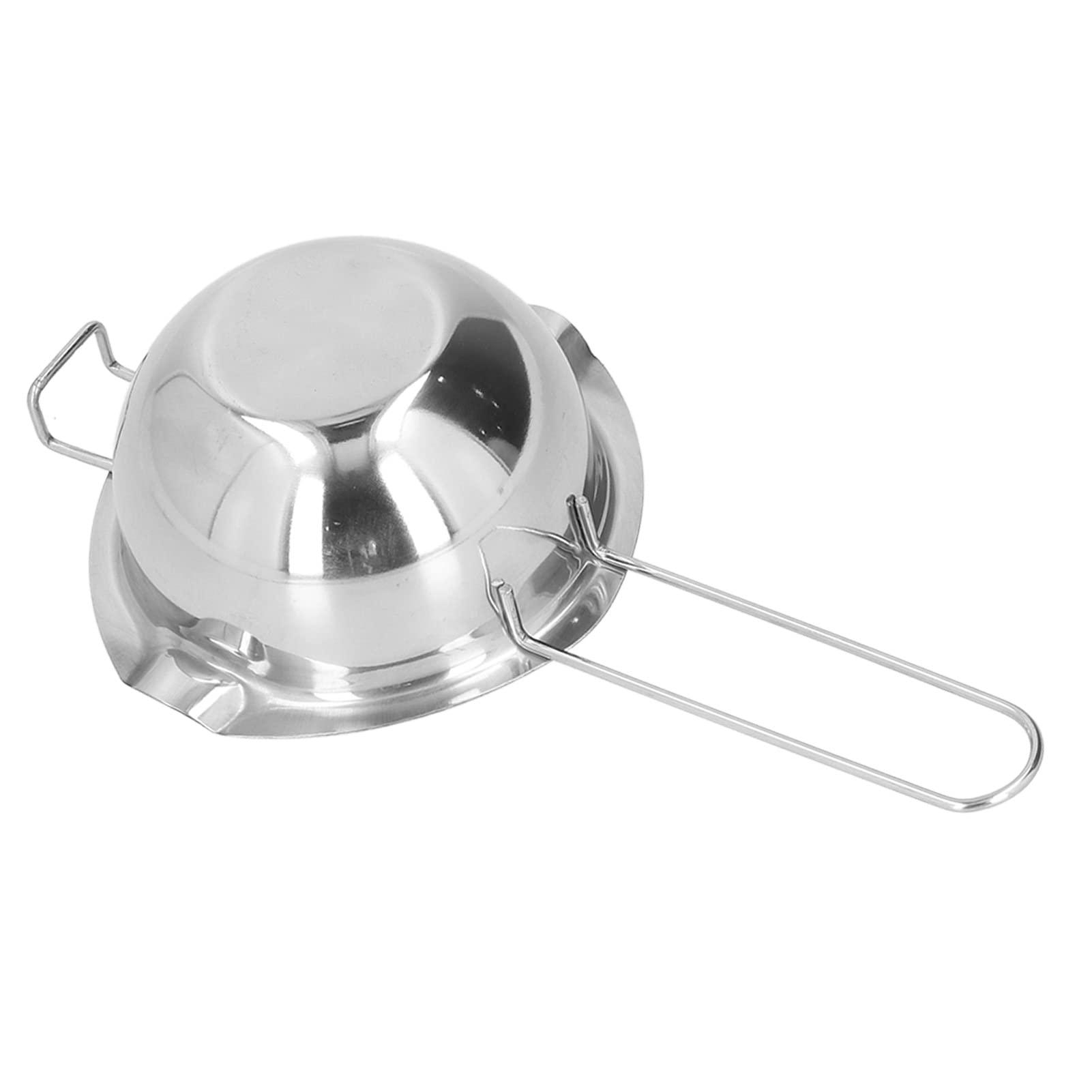 Chocolate Melting Pot, 400ml Stainless Steel Double Boiler Pot Universal Melting Pot for Melting Chocolate, Candy, Soap and Candle Making - CookCave