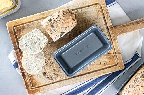 Instant Pot Official Mini Loaf Pans, Set of 2, Compatible with 6-Quart and 8-Quart Cookers, Gray - CookCave