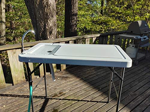 Old Cedar Outfitters Cleaning Station Table, White - CookCave