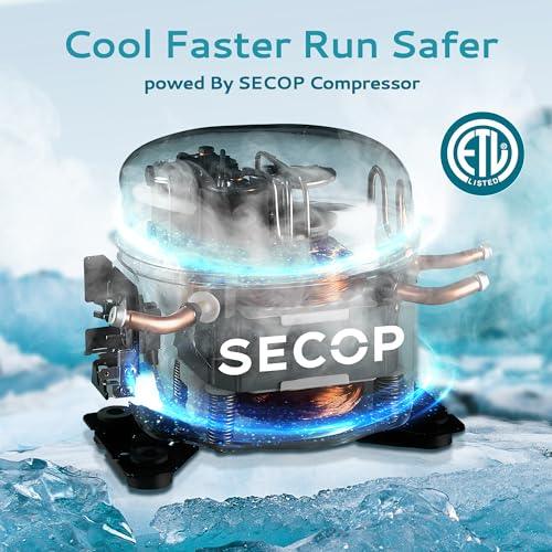 EUHOMY Commercial Ice Maker Machine 400Lbs/24H, SECOP Compressor&ETL Approval, Industrial Ice Machine, 250Lbs Storage, Ice Ready in 8-15 min, Stainless Steel Ice Maker for Bar/Cafe/Restaurant/Business - CookCave