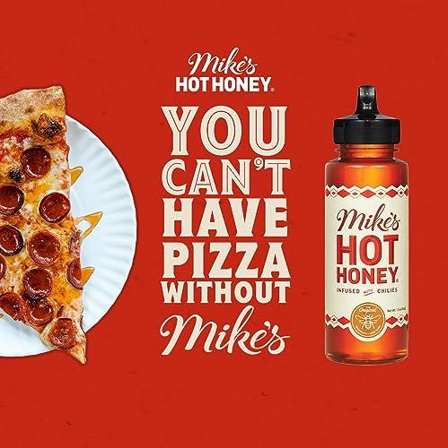 Mike's Hot Honey, America's #1 Brand of Hot Honey, Spicy Honey, All Natural 100% Pure Honey Infused with Chili Peppers, Gluten-Free, Paleo-Friendly (10oz Bottle, 1 Pack) - CookCave