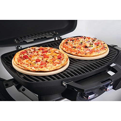 Napoleon Personal Sized Pizza Baking Stone Set - BBQ Grill Accessories, Two 10-inch Personal Pizza Baking Stones, Stone Oven Pizza, Pizzaria Results, Easy To Use, Use In BBQ Grill or Oven - CookCave