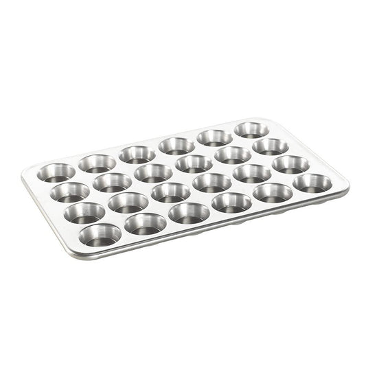 Nordic Ware Natural Aluminum Commercial Petite Muffin Pan, 24 Cup - CookCave