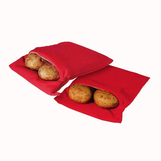 (2 Pack) Microwave Potato Cooker Bag- Potato Express Pouch, Perfect Potatoes Just in 4 Minutes! - CookCave