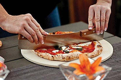 Outset 16.5 Inch Pizza Grill Stone, 16.5-Inch,Pizza Grill Stone: 16.5-Inch - CookCave