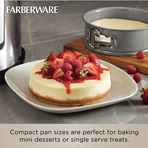 Farberware Specialty Bakeware Nonstick Baking Set for Pressure Cooker or in The Oven, 4 Piece, Gray - CookCave