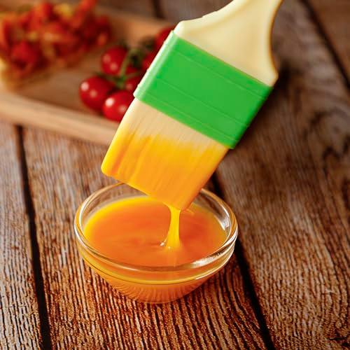 Teyegeyo CP Grease Brush - Pastry Brush, Cooking Grease Brush, Grill Brush, Food Brush For Baking/Spreading Marinades/Butter/Sauces/Eggs/Kitchen Grease Brush - CookCave