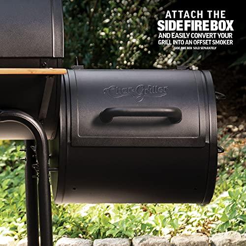 Char-Griller 2137 Outlaw Charcoal Grill, 950 Square Inch, Black - CookCave