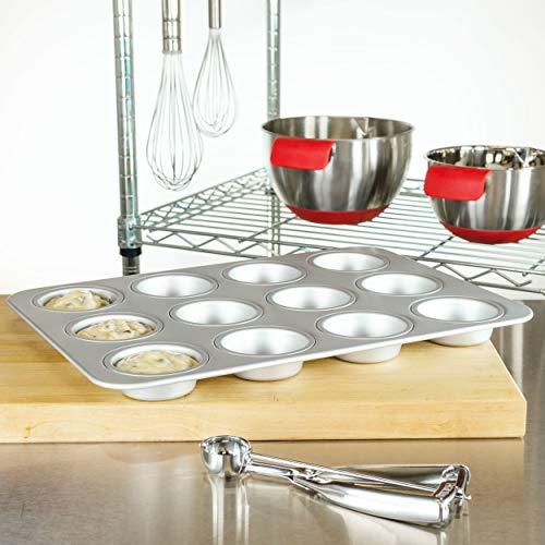 Fat Daddio's Anodized Aluminum Standard Muffin Pan, 11.2 x 15.8 Inch - CookCave