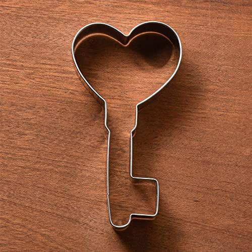 LILIAO Valentine’s Day Cookie Cutter Set, 3-pc, Love Locks, Heart Key, Mini Heart Biscuit Cutters, Stainless Steel, by J.Cookies - CookCave