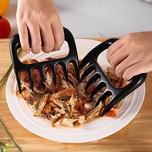 Meat SHREDZ - BBQ Shredder, Best Gifts for Foodies Men, Gadgets Under 15, Meat Claws Meat Shredder, Grilling Gadgets/Tools/Utensils for Men, Meat Shredder Bear Claw, Smoker Accessories Gifts - CookCave